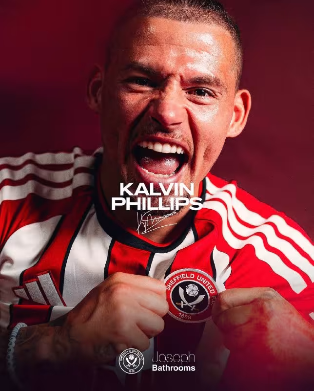 Kalvin Fillips «Sheffild Yunayted»ga o'tdi