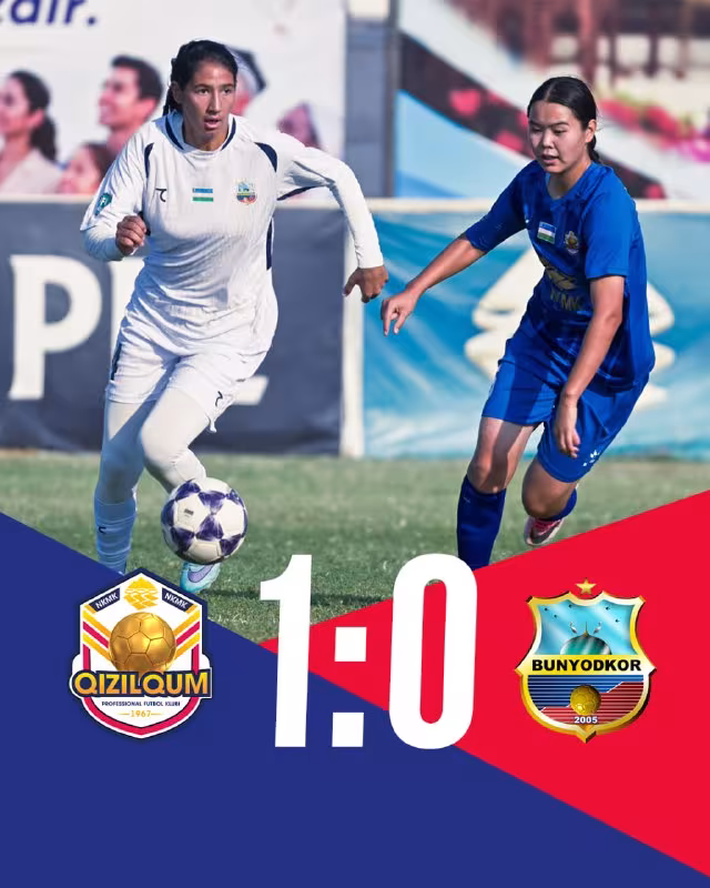 Ayollar Oliy ligasi: Qizilqum 1:0 Bunyodkor
