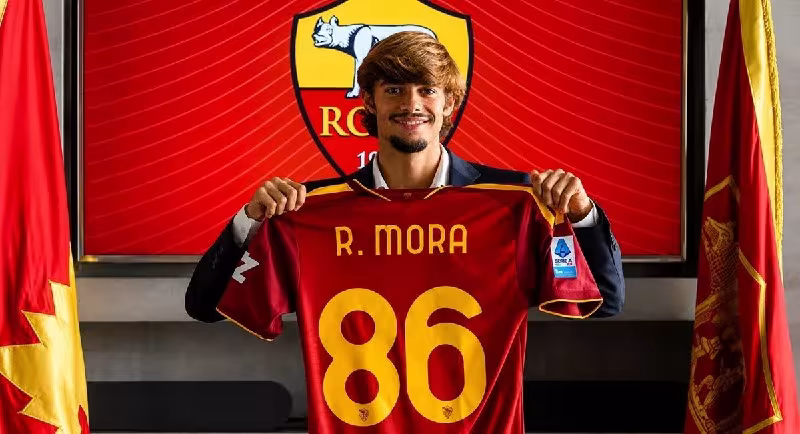 Rasman: Rodrigo Mora – «Roma» futbolchisi