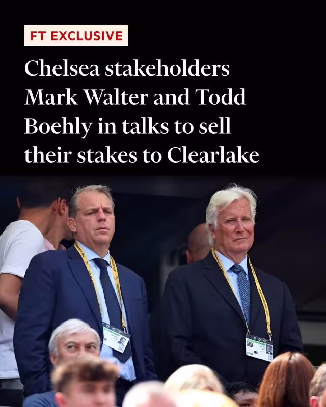 Todd Boehly va Mark Walter "Chelsi"dagi ulushlarini sotish bo'yicha muzokara olib bormoqda
