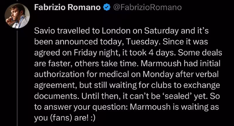 Fabrisio Romano: Marmush transferi bo'yicha vaziyatga oydinlik kiritdi