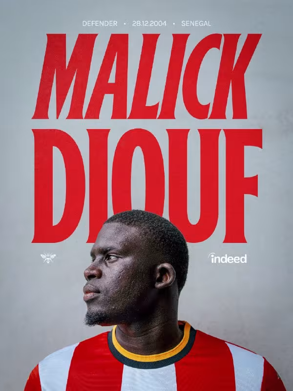 El-Haji Malik Diuf «Brentford» futbolchisiga aylandi