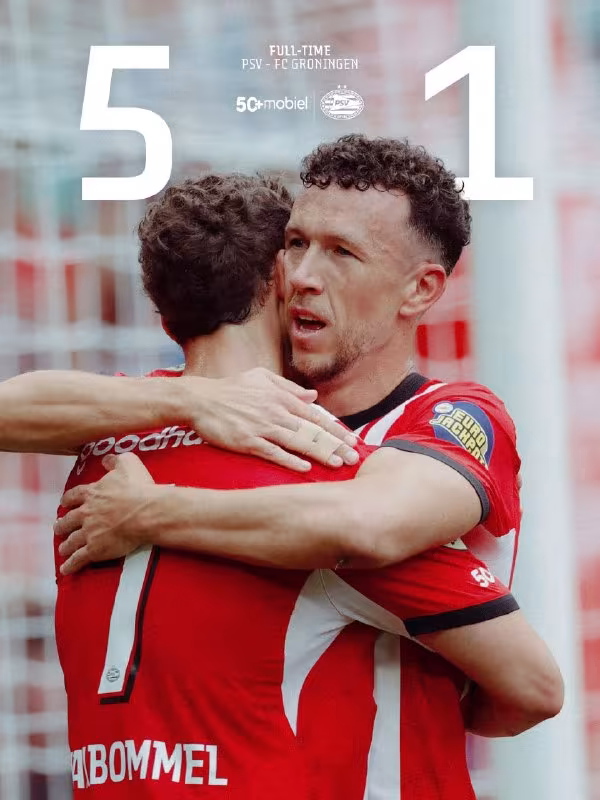 PSV 5:1 Groningen: Ishonchli g'alaba