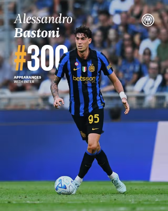 Alessandro Bastoni Inter safidagi 300-uchrashuvini o'tkazdi