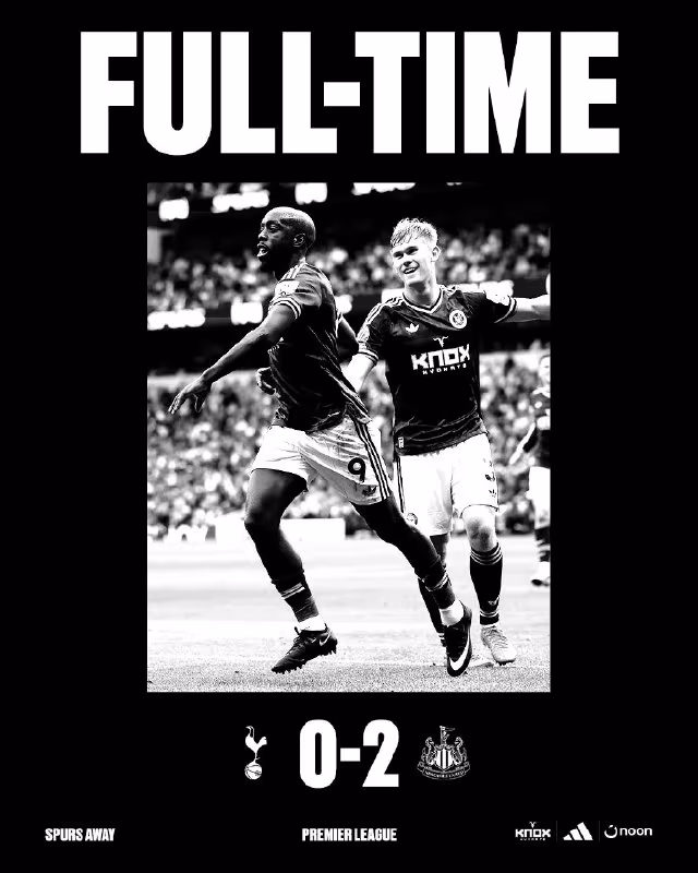 Tottenhem 0:2 Nyukasl: APL 2-tur uchrashuvi yakunlandi