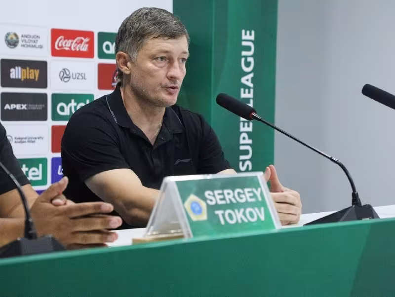 Andijon 1:0 Xorazm: Sergey Tokov o'yindan keyingi fikrlari bilan o'rtoqlashdi