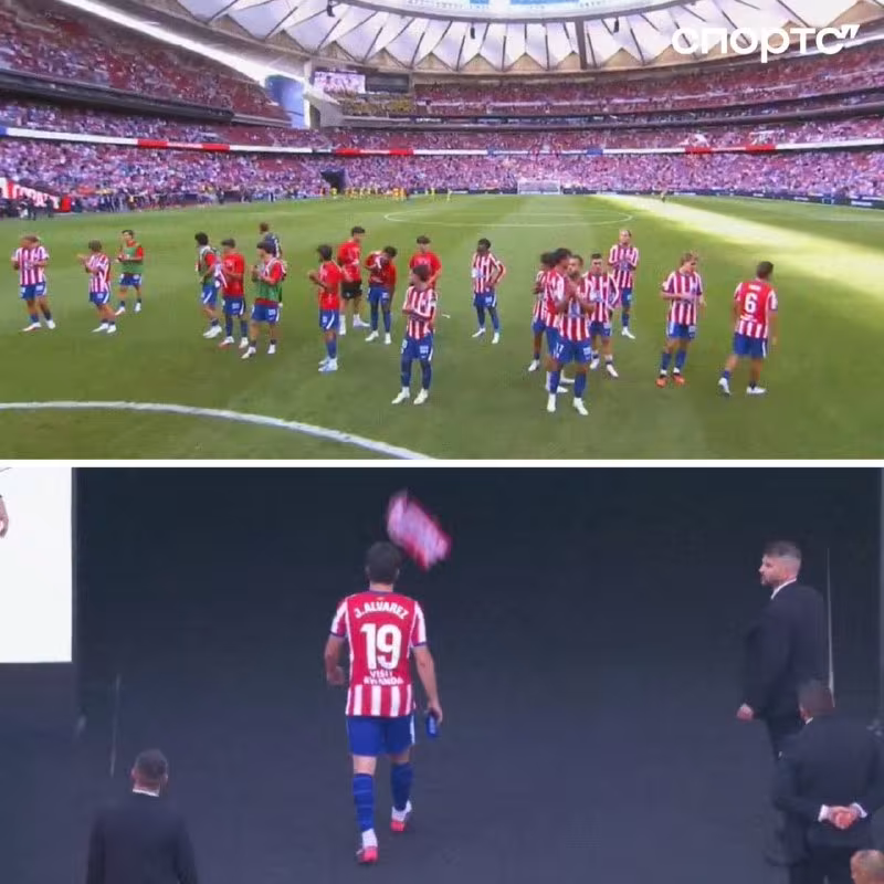 Xulian Alvares stadionni boshqalardan oldin tark etdi