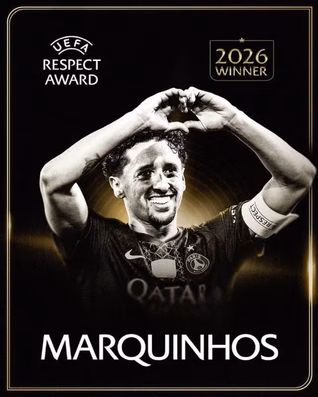 Markinyos «Respect: Beyond The Game» sovrinini qo'lga kiritdi