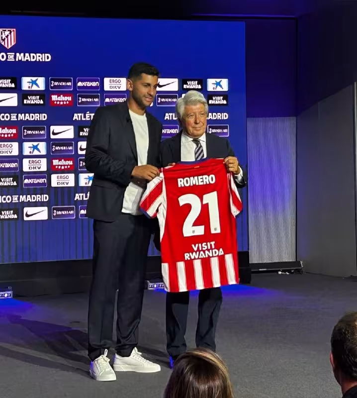 Kuti Romero "Atletiko"da 21-raqamni tanladi