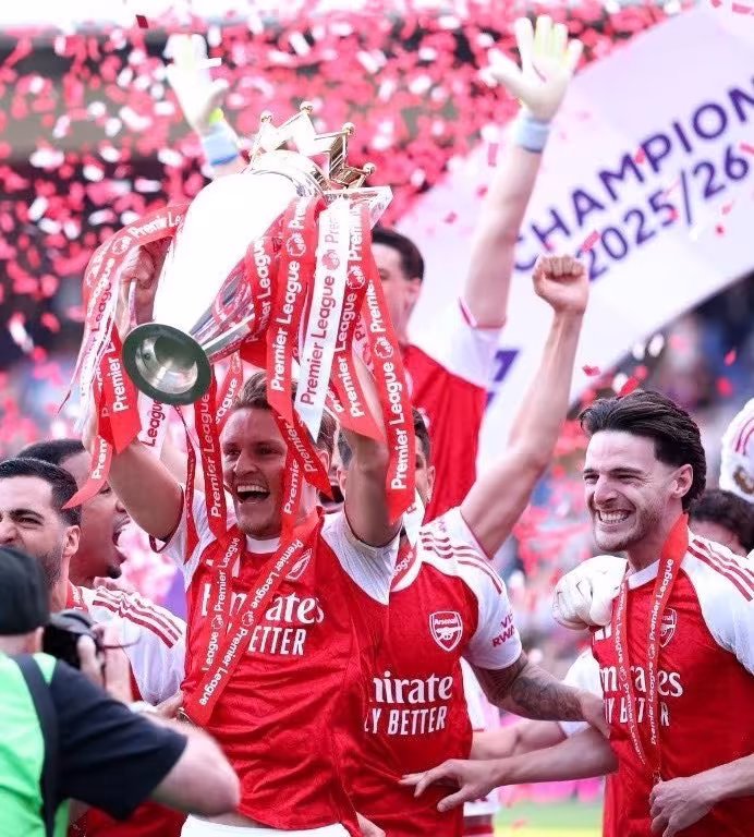 Arsenal chempionlik marosimi rekord darajadagi tomoshabinni jalb qildi