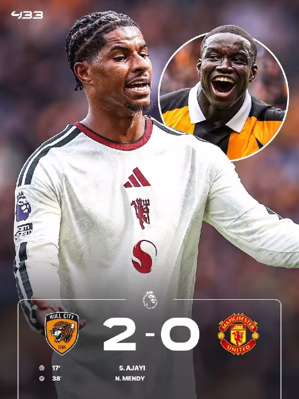 Hull City 2:0 Manchester United: Sensatsion g'alaba