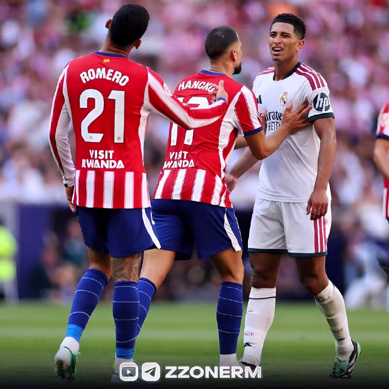 Madrid derbisidagi mojaro: Bellingem va Simeone yordamchisi o'rtasidagi ziddiyat