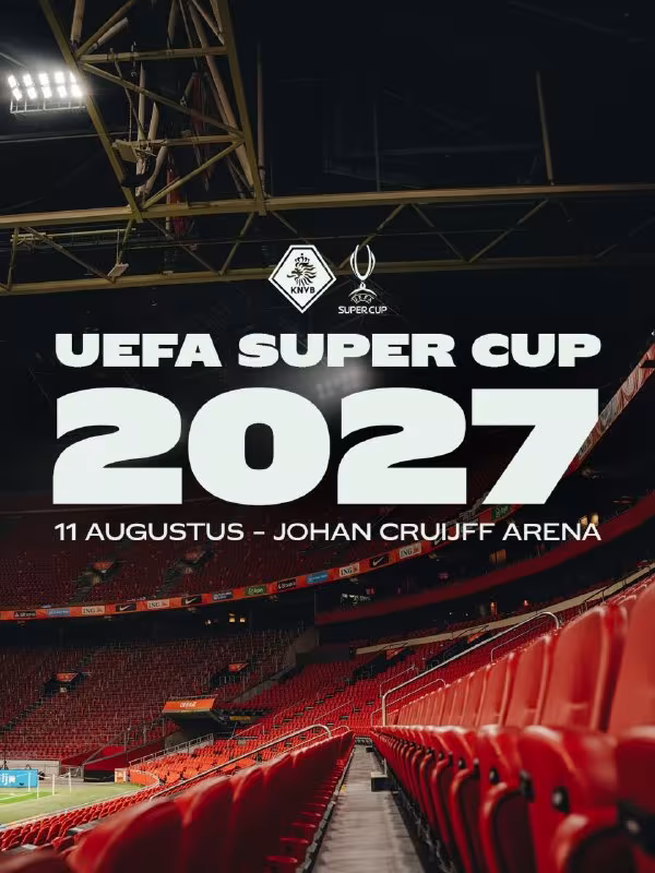 2027-yilgi UEFA Superkubogi Amsterdamda o'tkaziladi