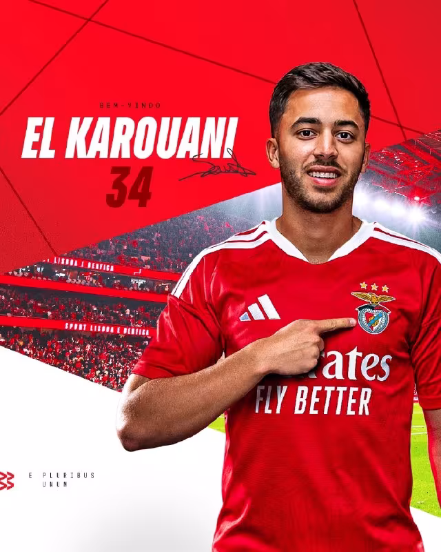 Sufian El-Karvani «Benfika» futbolchisiga aylandi