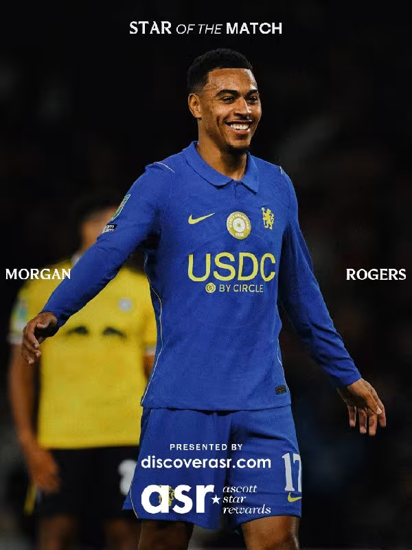 Morgan Rojers o'tgan o'yinning eng yaxshi futbolchisi deb topildi