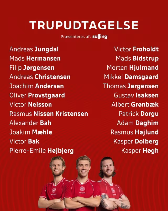 Pyer-Emil Xeybyerg Daniya terma jamoasiga chaqirildi
