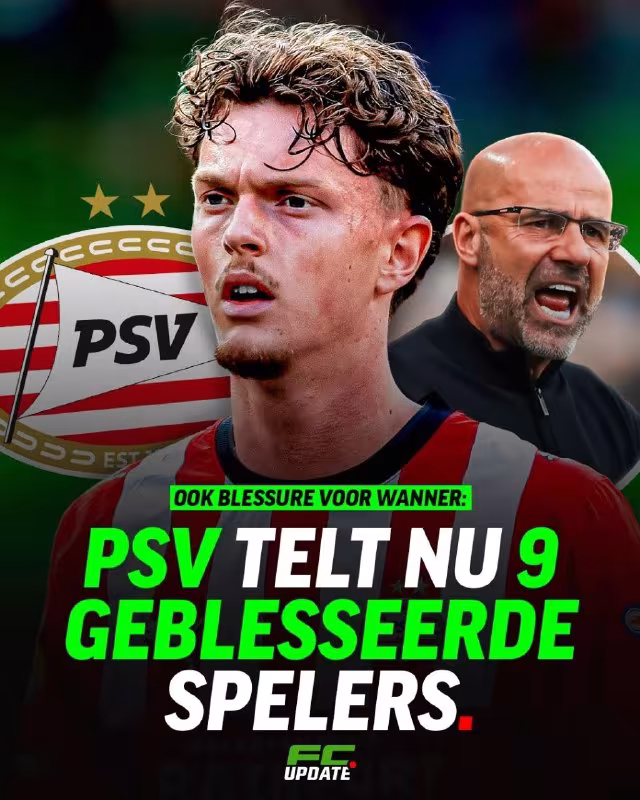 PSV tarkibida jarohat olgan futbolchilar soni ortib bormoqda