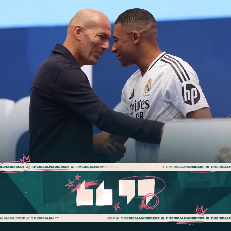 Zinedin Zidan Kilian Mbappe bilan ilk uchrashuvi haqida