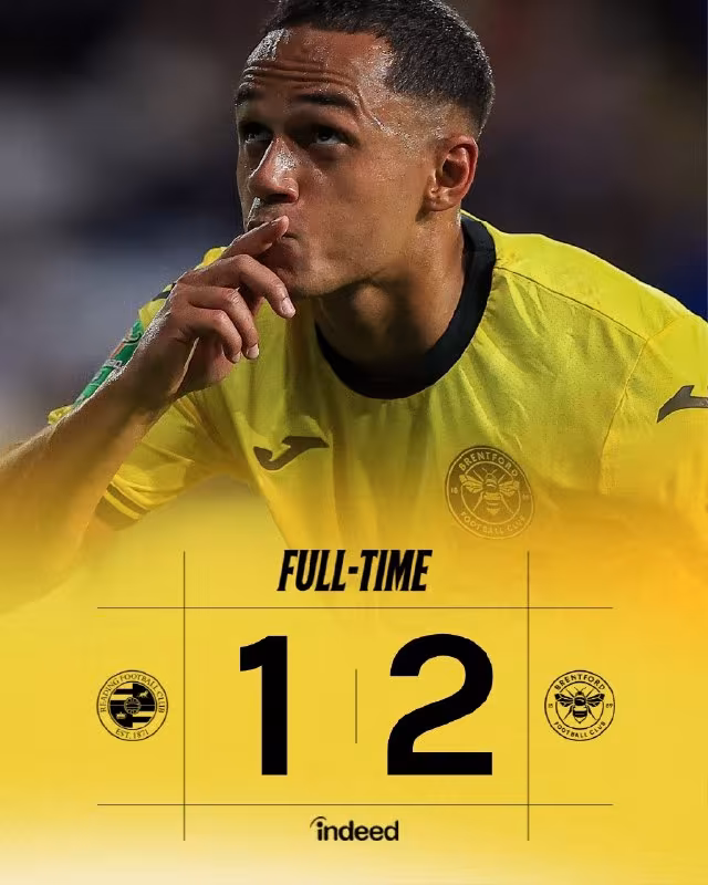 Reading 1:2 Brentford: "Asalarilar" 1/8 finalda