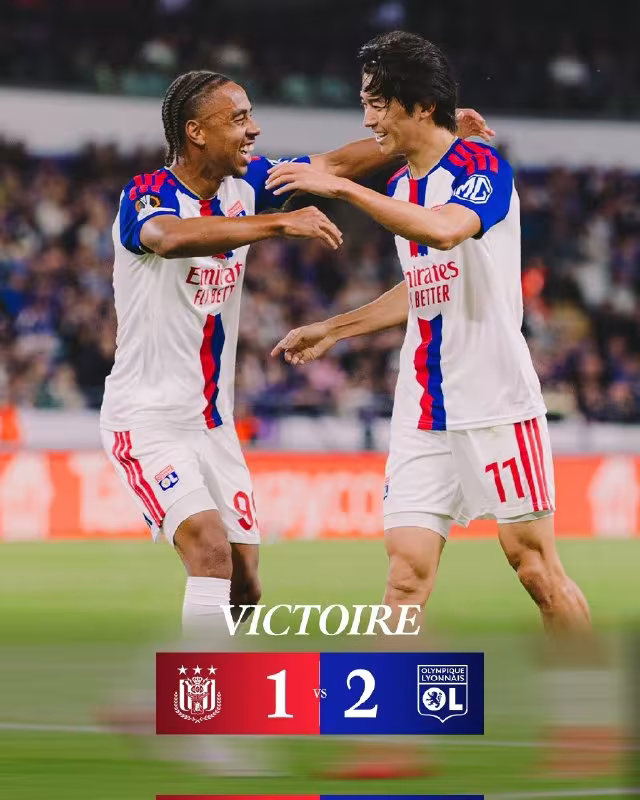 Anderlecht 1:2 Lyon: Yevropa ligasi startida g'alaba