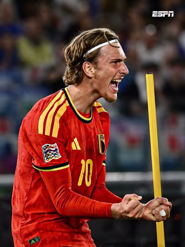 Mika Godts Belgiya yoshlar terma jamoasi safida gol urdi