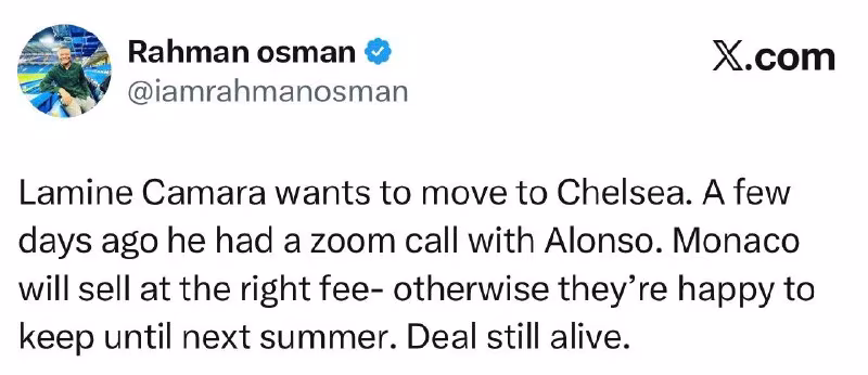 Lamin Kamara "Chelsi"ga o'tishni istamoqda