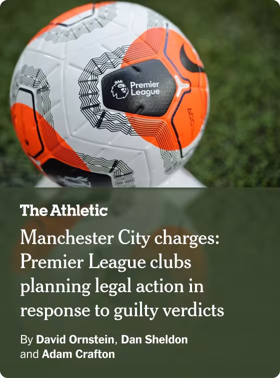 Premer-liga klublari «Manchester Siti»ga qarshi sudga murojaat qilmoqchi