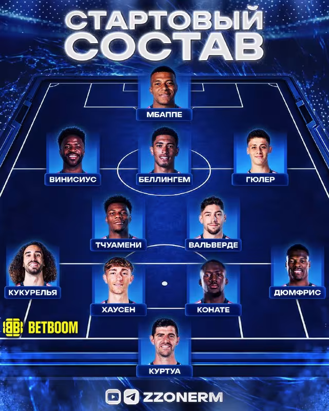 Real Madrid va Atletiko o'rtasidagi o'yin uchun tarkiblar ma'lum