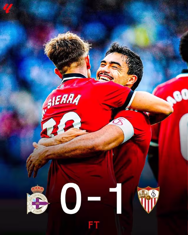 Deportivo 0:1 Sevilla: Sevilya safarda g'alaba qozondi