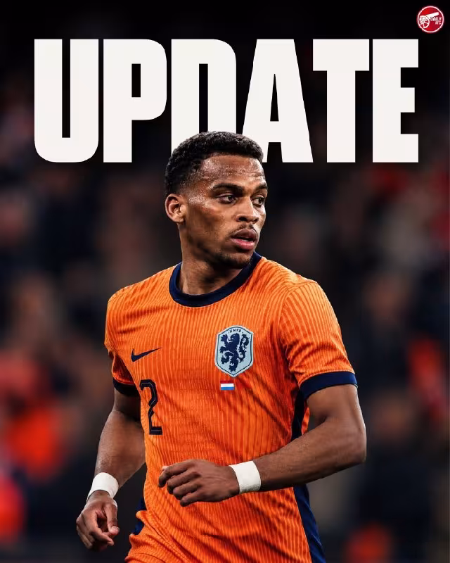 Yurrien Timber Germaniyaga qarshi o'yinda ishtirok etmaydi