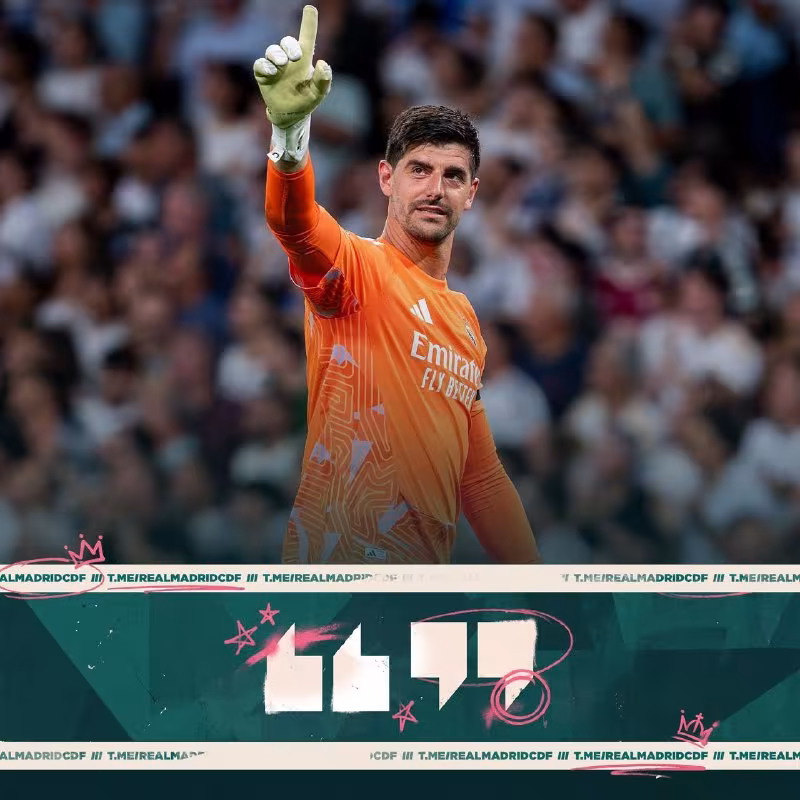 Tibo Kurtua «Santyago Bernabeu»dagi hushtaklar haqida fikr bildirdi