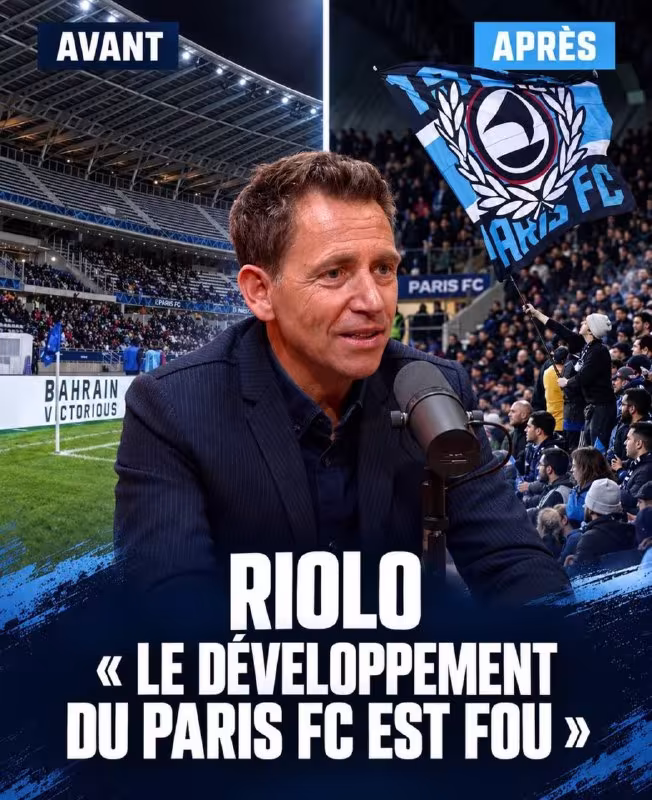 Riolo: «Parij FK» to'g'ri yo'nalishda rivojlanmoqda