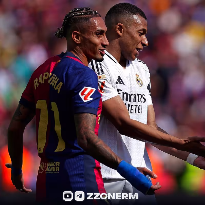 Raphinha va Mbappe o'rtasidagi solishtirish: ESPN jurnalisti fikri