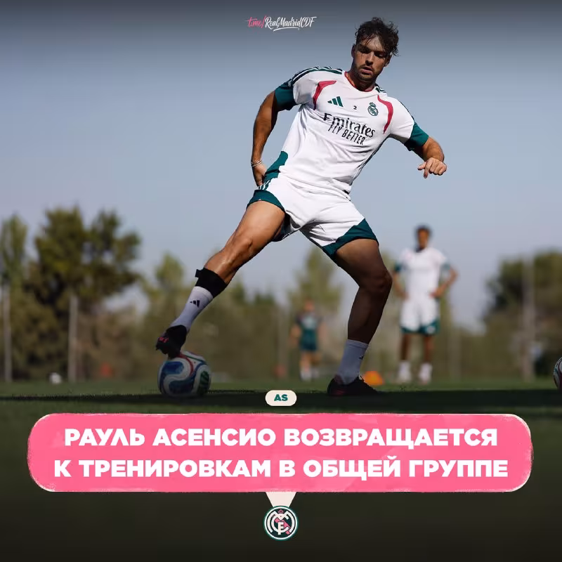Marco Asensio jismoniy holatini tiklamoqda