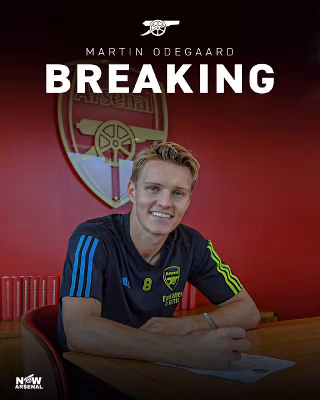 Arsenal Martin Edegor bilan yangi shartnoma bo'yicha muzokaralarni boshladi