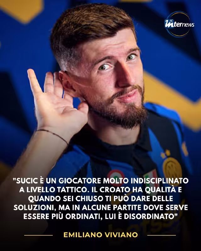 Emiliano Viviano: «Suchich taktik jihatdan intizomsiz o'yinchi»