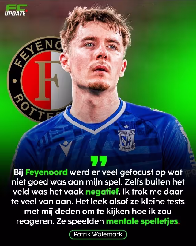 Patrik Volemark: "Feyenoord"da ruhiy bosimlar ko'p edi"