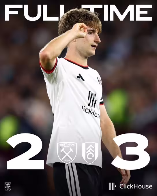 West Ham 2:3 Fulham: G'alaba!