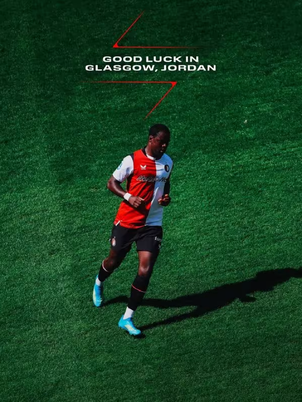 Jordan Lotomba «Feyenoord»ni tark etib, «Seltik» safiga o'tdi