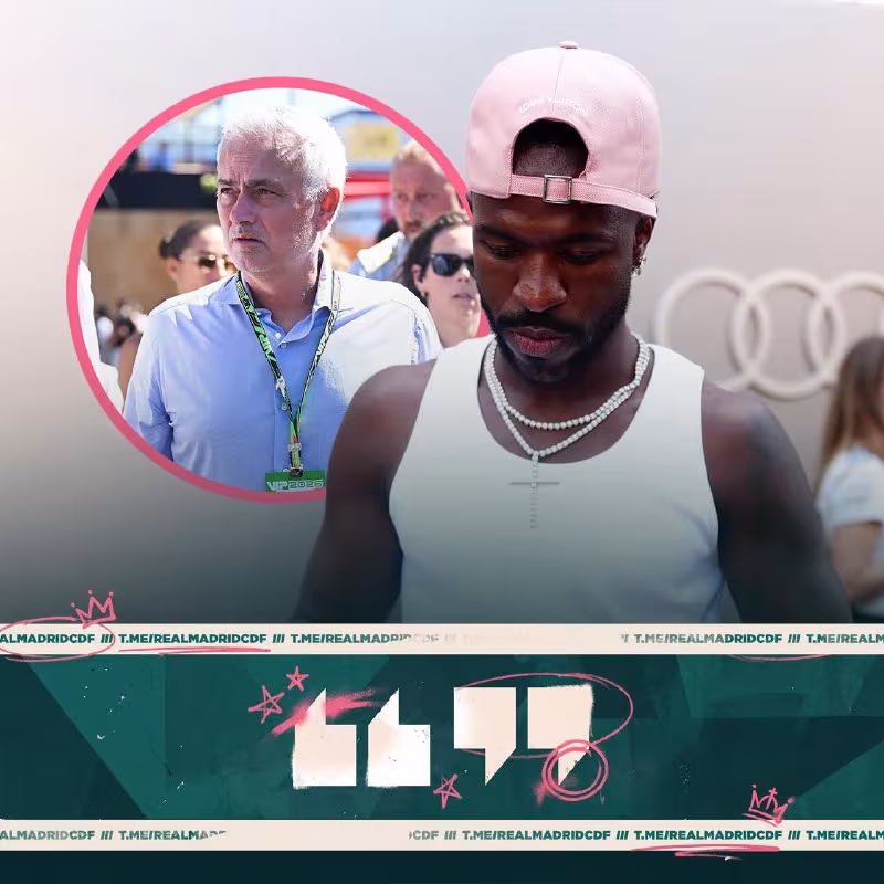 Vinisius Junior: Mourinyu Formula-1 uchuvchisi bo'lganida, u birinchi raqamli bo'lardi