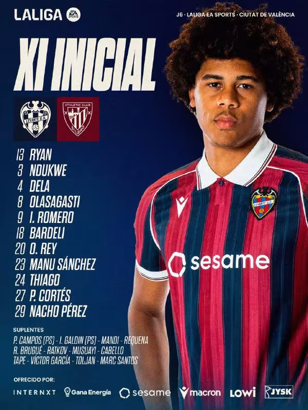 Levante - Granada uchrashuvi qoldirildi