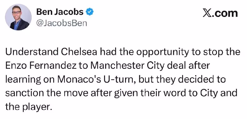 Chelsi Enzo Fernandesning Manchester Sitiga o'tishiga qarshilik qilmadi