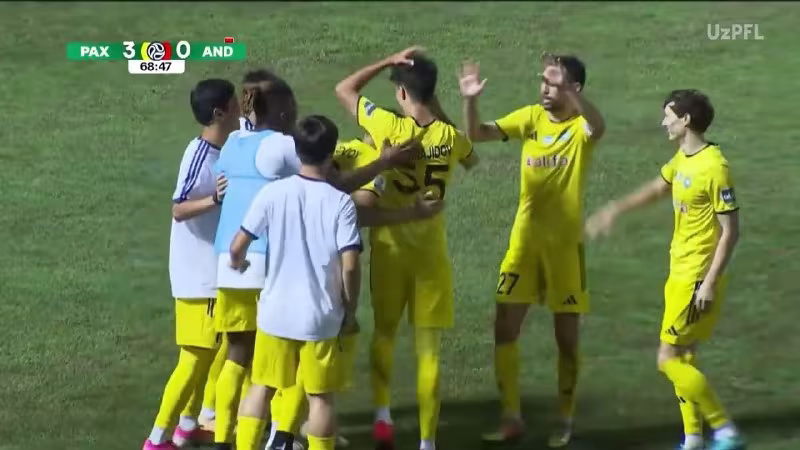 Paxtakor 3:0 Andijon: Toshkentliklar ishonchli g'alabaga erishdi