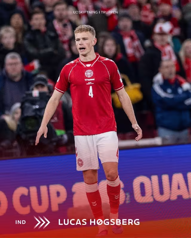 Lukas Xogsberg Daniya terma jamoasiga chaqirildi