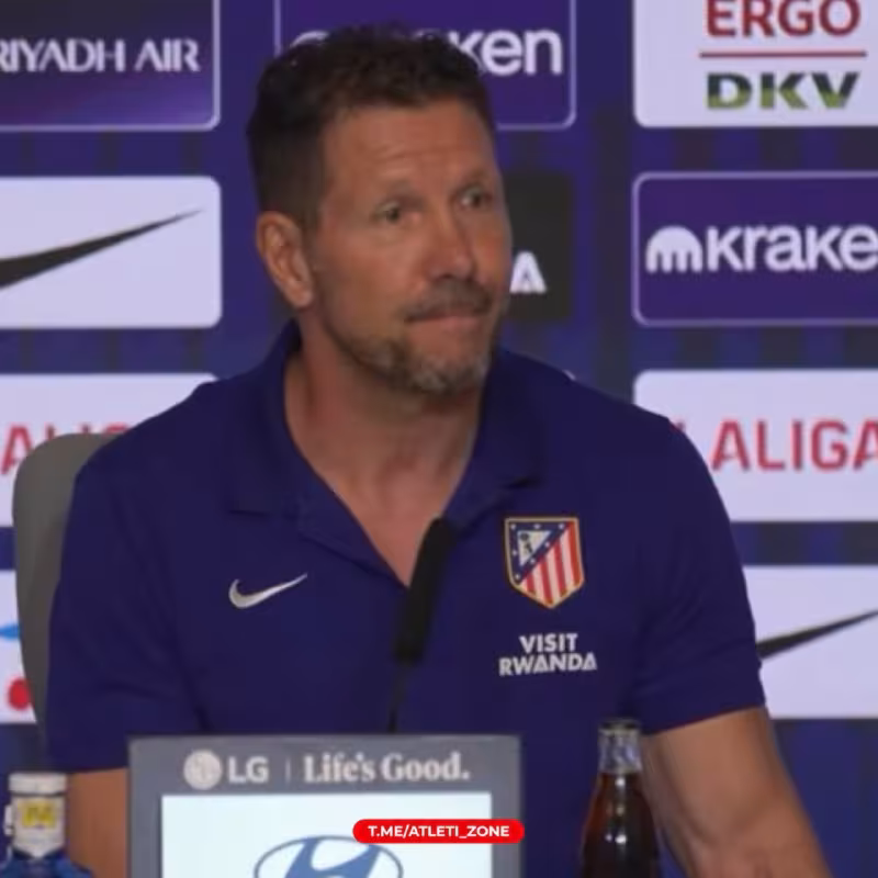 Diego Simeone: «Osasuna bilan o'yinga tayyormiz»