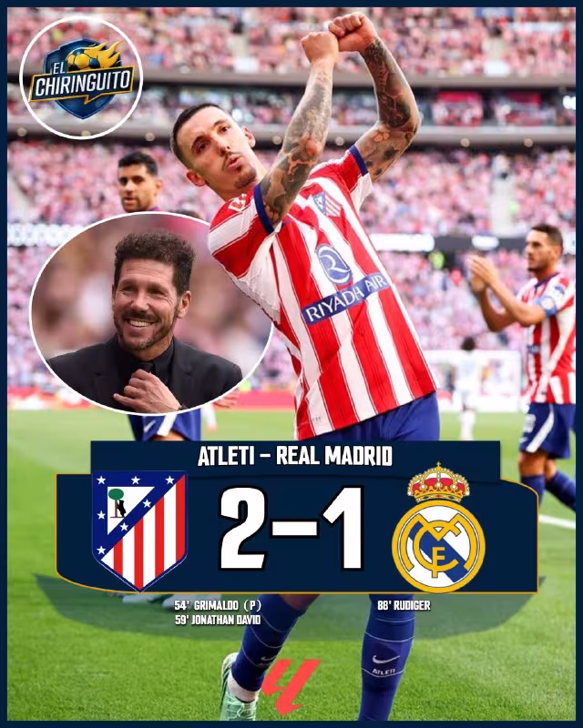 Atletiko Madrid 2:1 Real Madrid