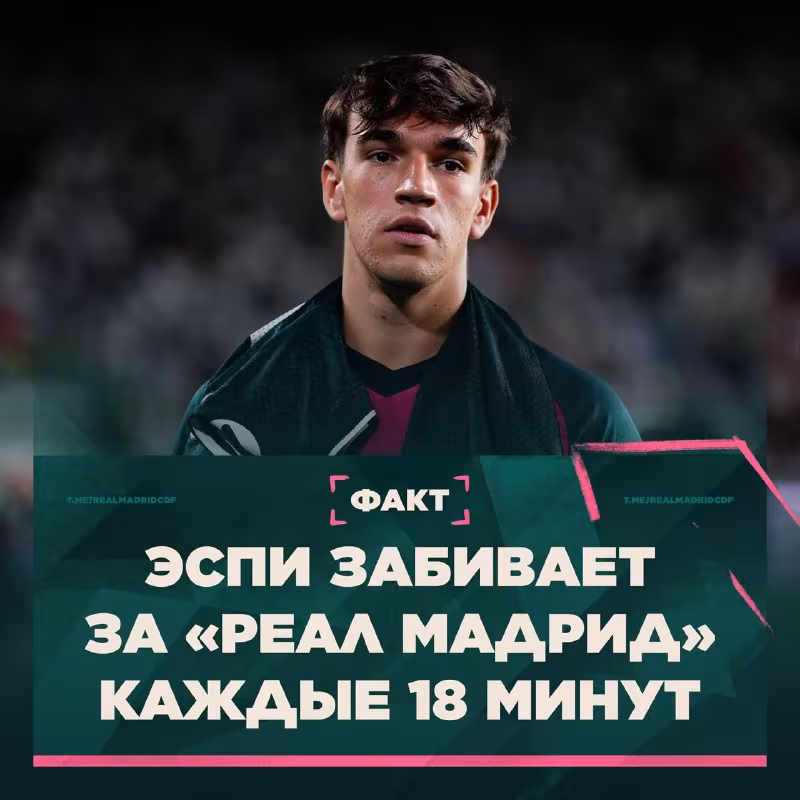 Karlos Espi «Real Madrid» safida samarali o'yin ko'rsatmoqda