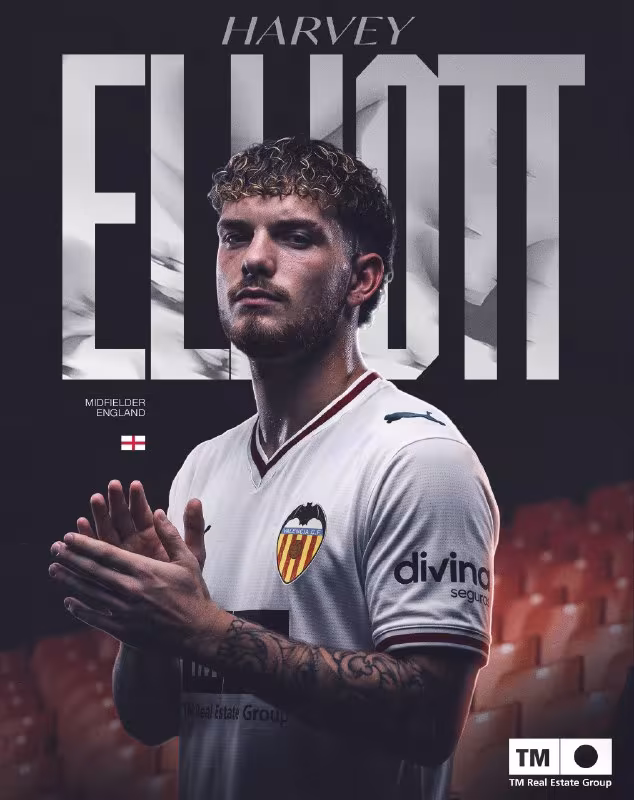 Harvi Elliot «Valensiya» futbolchisiga aylandi