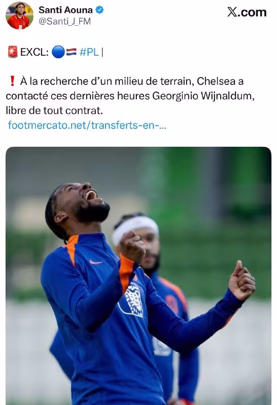 Chelsea Jorjino Veynaldum bilan bog'landi