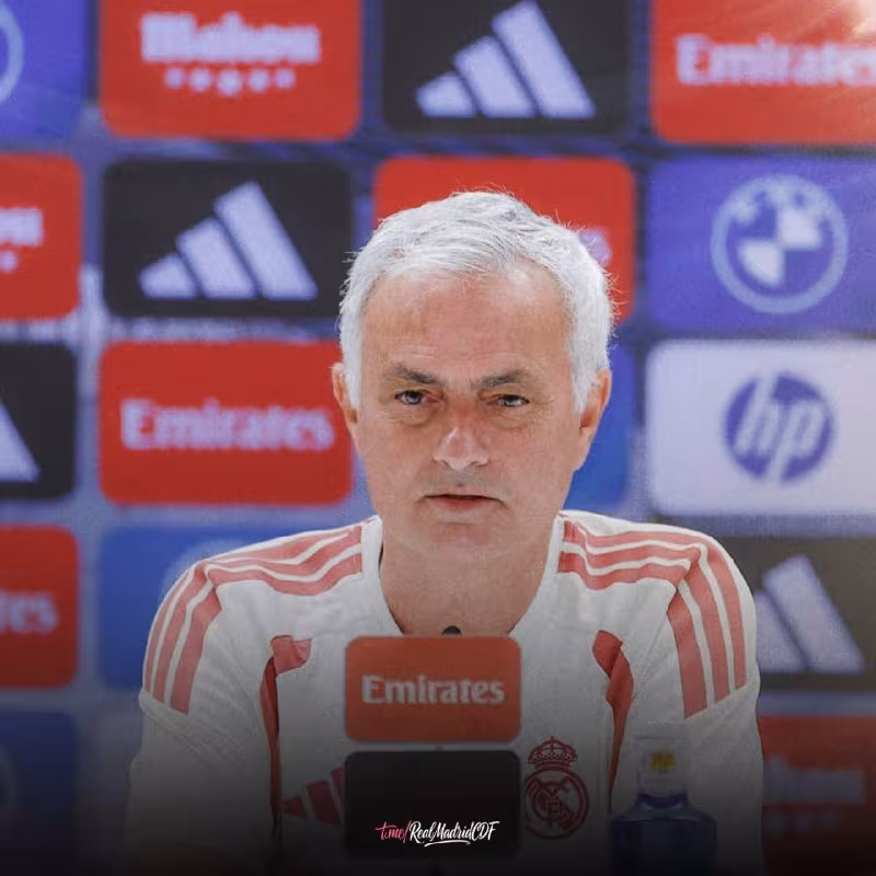 Joze Mourinyu «Rayo Valyekano»ga qarshi o'yin oldidan matbuot anjumanida ishtirok etdi